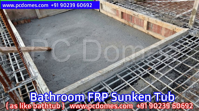 best waterproofing company,linear shower installation,dubond products,Concrete Bathroom Toilet Leakage Waterproofing,Gel Coated Fiberglass Sunken Tub Is the best Waterproofing Solution