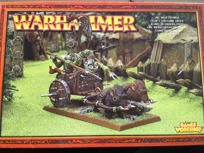 Orc boar chariot