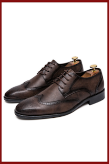 Newchic 6 - Large Size Men Brogue Carved Oxfords Business Formal Wedding Shoes - Buddy Blog Ideas