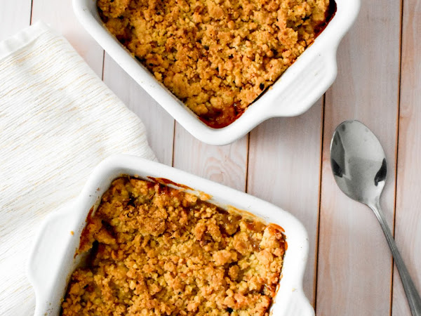 Crumble praliné aux pommes 