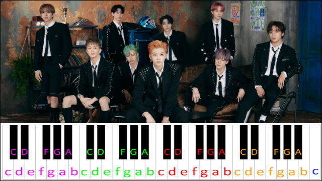 Universe (Let's Play Ball) by NCT U Piano / Keyboard Easy Letter Notes for Beginners