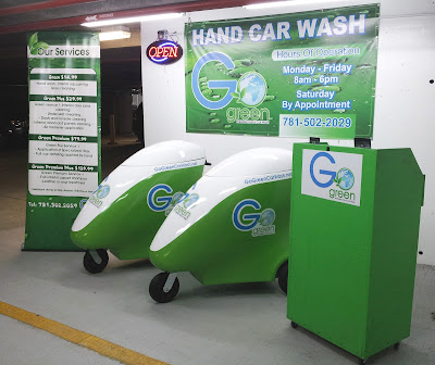 Go Green Car Wash Mini Mobile Van