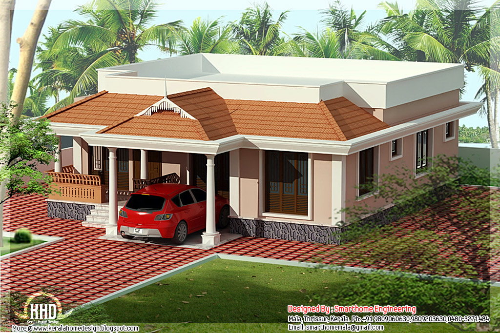 Kerala Single Floor House Plans