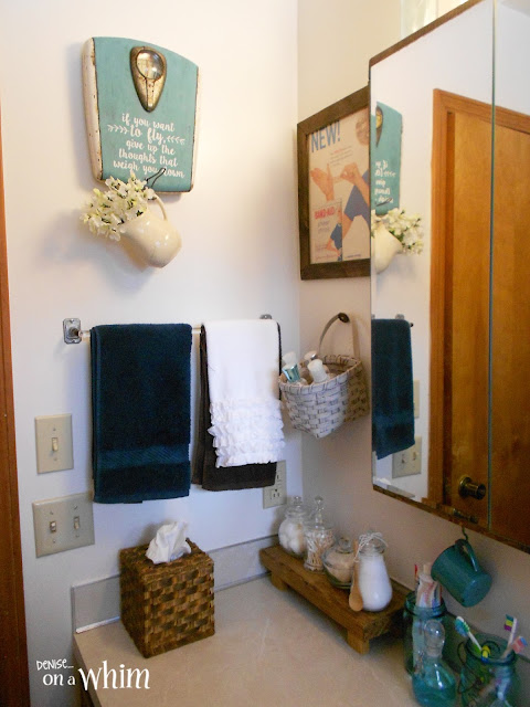 Vintage Farmhouse Bathroom Makeover | Denise on a Whim