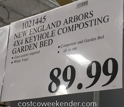 Costco 1021445 - Deal for the New England Arbors Keyhole Garden & Composter at Costco