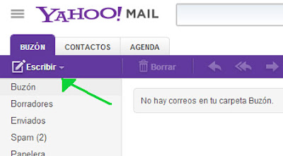 enviar un correo en yahoo