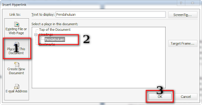 Hyperlink Pada Microsoft Word Dan Daftar Isi