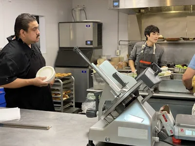 open kitchen at Contimo Provisions in Napa, California