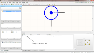 attaching footprint information to schematic symbol