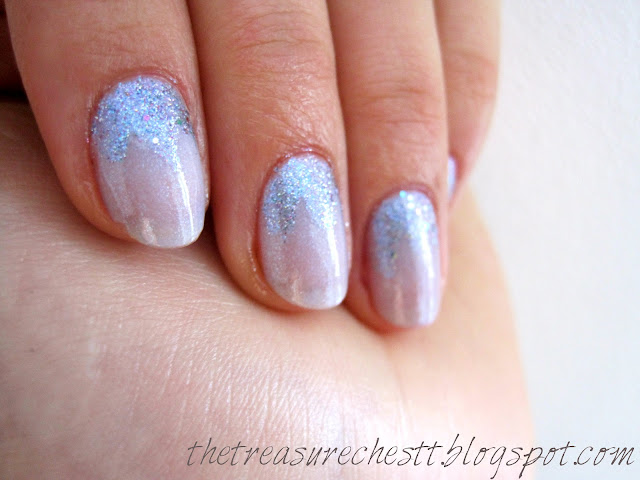 snow queen china glaze liquid crystal mi-ny inverted glitter manicure nails