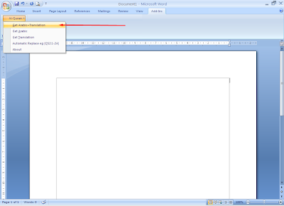 How to Isntall and use AlQuran in Word v2.2