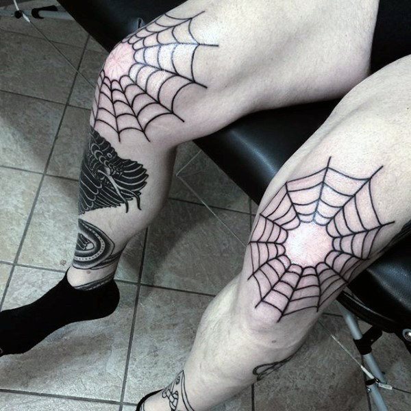 Tatuagens no joelho - 40 ideias masculinas