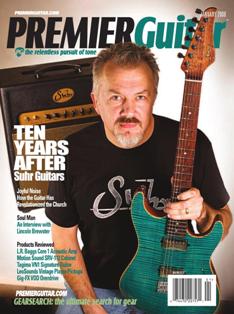 Premier Guitar - January 2008 | ISSN 1945-0788 | TRUE PDF | Mensile | Professionisti | Musica | Chitarra
Premier Guitar is an American multimedia guitar company devoted to guitarists. Founded in 2007, it is based in Marion, Iowa, and has an editorial staff composed of experienced musicians. Content includes instructional material, guitar gear reviews, and guitar news. The magazine  includes multimedia such as instructional videos and podcasts. The magazine also has a service, where guitarists can search for, buy, and sell guitar equipment.
Premier Guitar is the most read magazine on this topic worldwide.