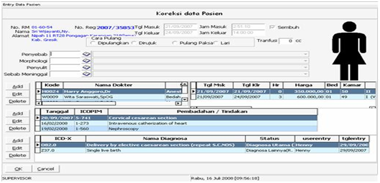 Konsep Design Formulir Rekam Medis By Aep Nurul Hidayah