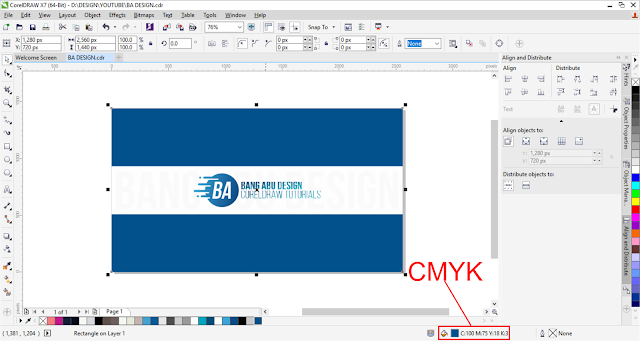 Cara Cepat Ganti Mode Warna RGB - CMYK Sekaligus di CorelDRAW