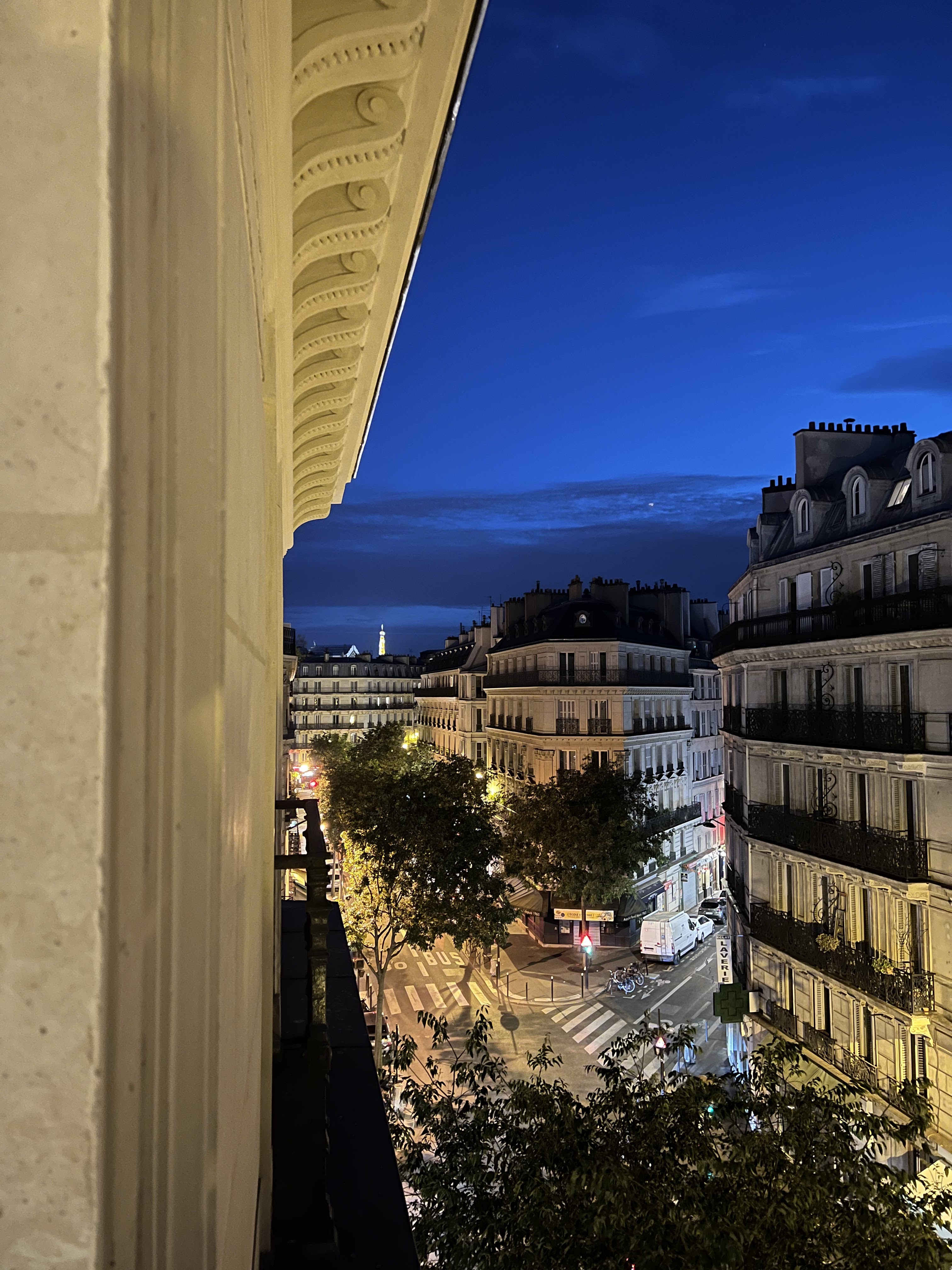 Parisian Apartment_View from my Parisian Balcony_Eiffel Tower_Paris Blog_Adrienne Nguyen_Hotel Beige