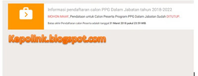 Pendaftaran dan Jadwal Pretest Tahap 2 PPG/ PPGJ Tahun 2018