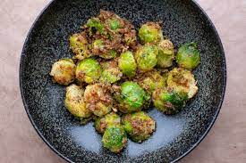 Ghee roasted brussel sprouts