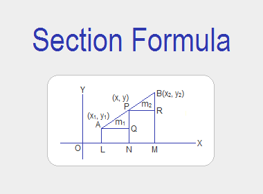 Section formula