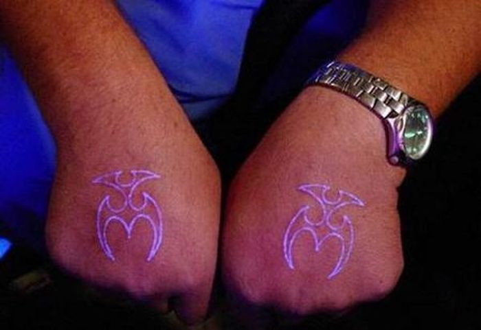 Black Light Tattoos