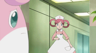 animação da enfermeira Joy (Pokémon)