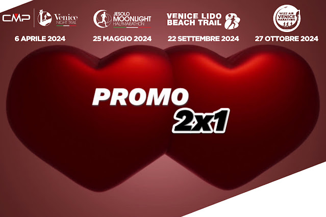 A San Valentino, Venicemarathon lancia la speciale promozione Corri con il tuo Amore