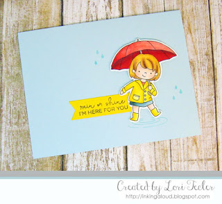 Rain or Shine card-designed by Lori Tecler/Inking Aloud-stamps from Hello Bluebird