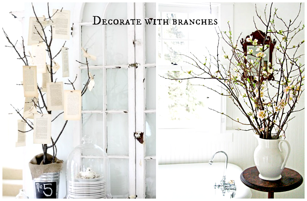 decorating branches