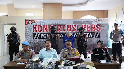 Polresta Surakarta Gelar Press Release Ungkap Kasus Curanmor  di Keprabon