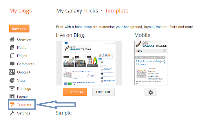 How to install a custom blogger template