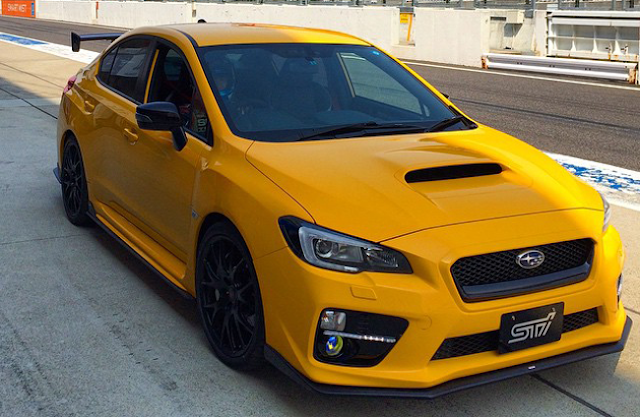 S207 Subaru WRX Sti Exclusive Photo An image of the new Subaru WRX STi S207 in the distinct Sunrise Yellow colorway has been leaked during an alleged photoshoot in Dubai.  Rate this Car up: 1-10   A rare glimpse on the New WRX STi S207 in the distinct Sunrise Yellow      More of the details as the story develops. More images coming so tune in to Subie Gallery for more information.