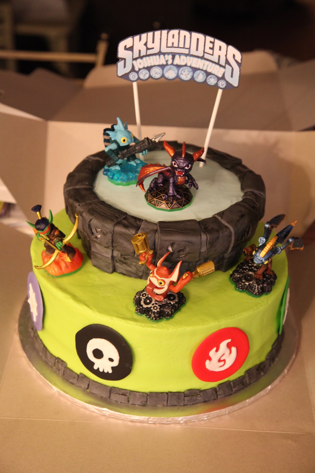 http://cakeboxgirls.blogspot.com.br/2012/12/skylanders-birthday-cake.html