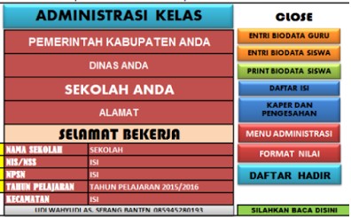 Download Aplikasi Administrasi Kelas terlengkap