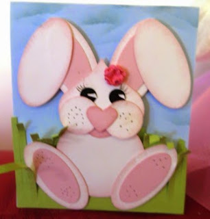 Bunny card by Zena Kennedy Independent Stampin Up demonstrator