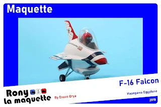 Maquette du F-16 Eggplane de Hasegawa.