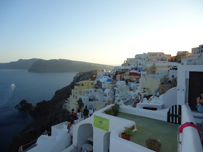 The village of Fira is now the capital of Santorini