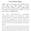 Doa Sholat Hajat Latin