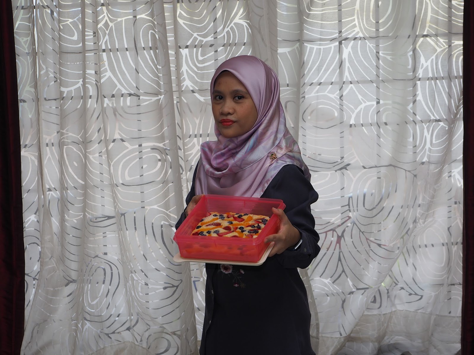 Nanyfadhly: Resepi Kek Viral : Fruit Pastry Cake Yang Sedap!