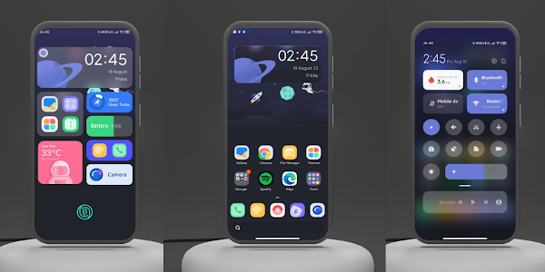 Space Explorer is Fantastic Theme For MiUi 12 And MiUi 12.5 with Minimalistic Look 