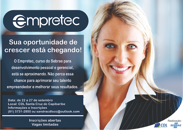 EMPRETEC terá nova turma em Santa Cruz do Capibaribe