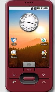 Teléfono móvil virtual con Android 1.5
