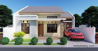 Desain Rumah 5x7 2 Kamar Tidur