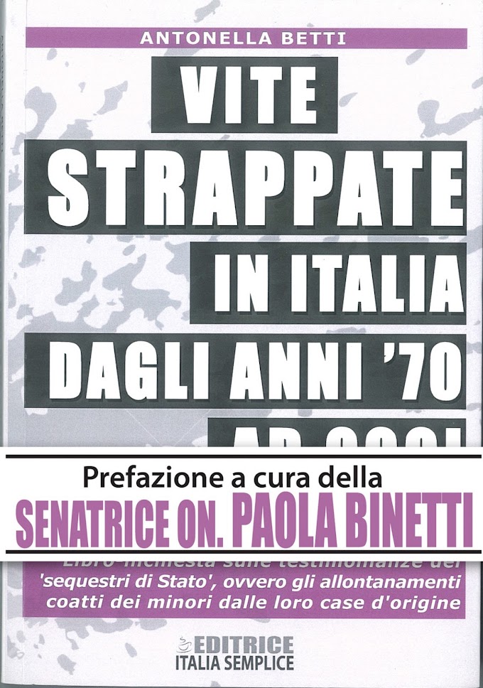 Antonella Betti pubblica il nuovo libro 'Vite strappate in Italia dagli anni 70 ad oggi'