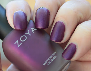 Zoya Matte Velvets for Winter 2015 - Iris