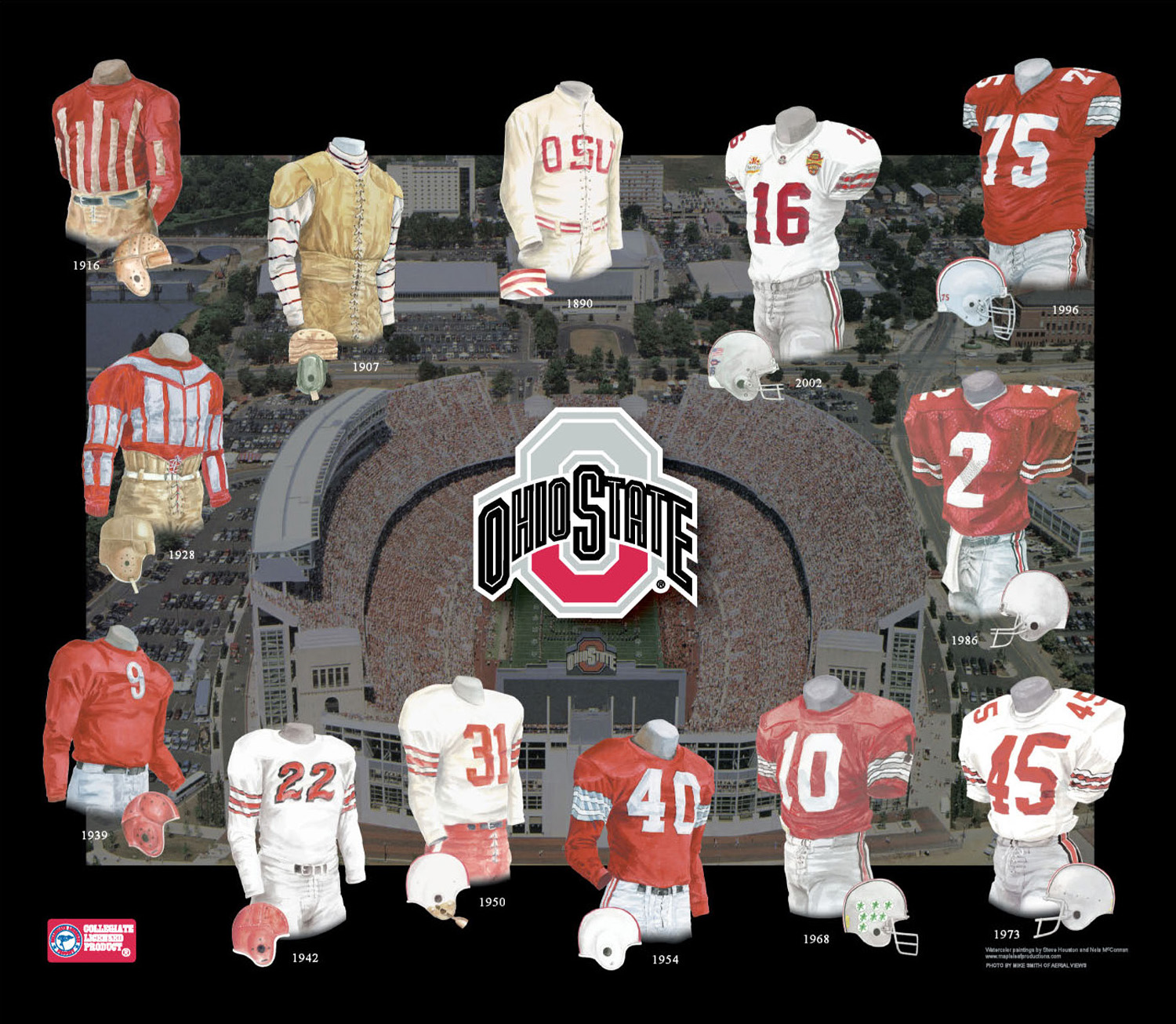 Ohio State University Buckeyes Football Uniform and Team History