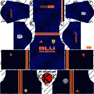  and the package includes complete with home kits Baru!!! Valencia CF 2018/19 Kit - Dream League Soccer Kits