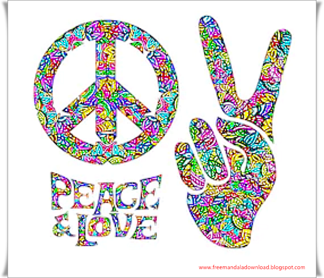 Hippie-Peace symbol 