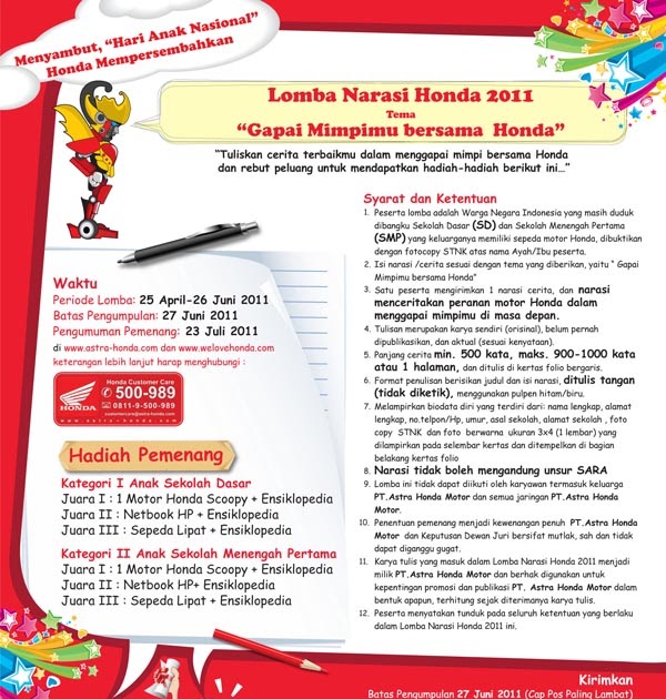 Contoh Surat Edaran Yang Berminat Mengikuti Lomba Puisi