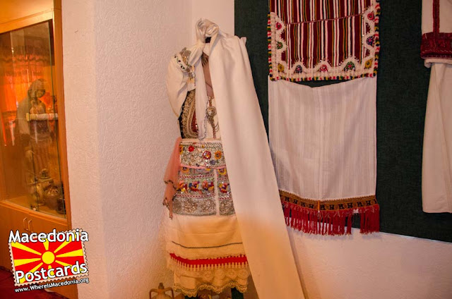 Folk costumes  - Ethnological museum - village Podmocani, Municipality of Resen