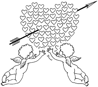 Valentine coloring pages challenge kids to be creative.